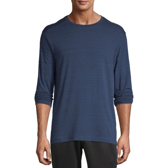 Athletic Works Performance Long Sleeve Tee Size XL (46/48) BLUE COVE HEATHER - Picture 1 of 5